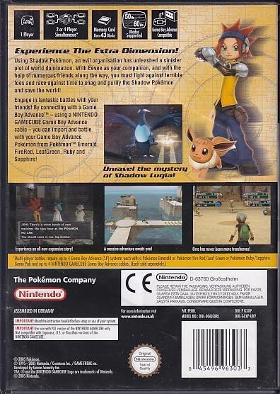 Pokemon XD Gale of Darkness - Uden Manual - Nintendo GameCube (B Grade) (Genbrug)